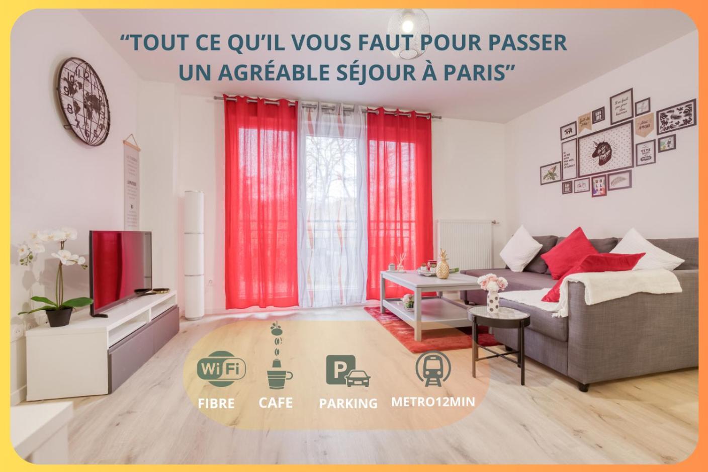 Luxueux Paris - Bagnolet - Les Lilas-Parking Gratuit Eksteriør billede